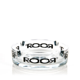 ROOR Glass Ash Tray - Black Logo