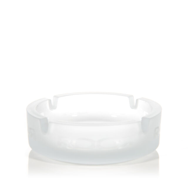 ROOR Glass Ash Tray - Sand-Blasted Logo