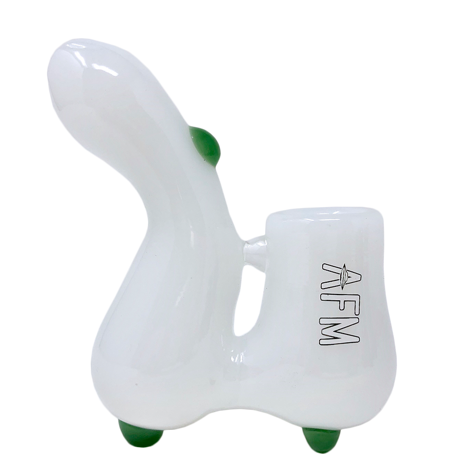 Alien Flower Monkey The Groovy Sherlock - White with Green Accents