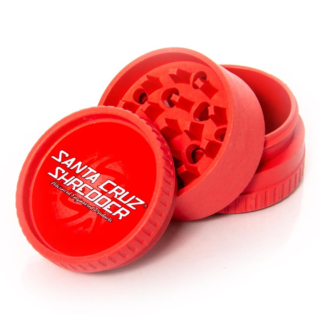 Santa Cruz Hemp Grinder 3-Piece - Red