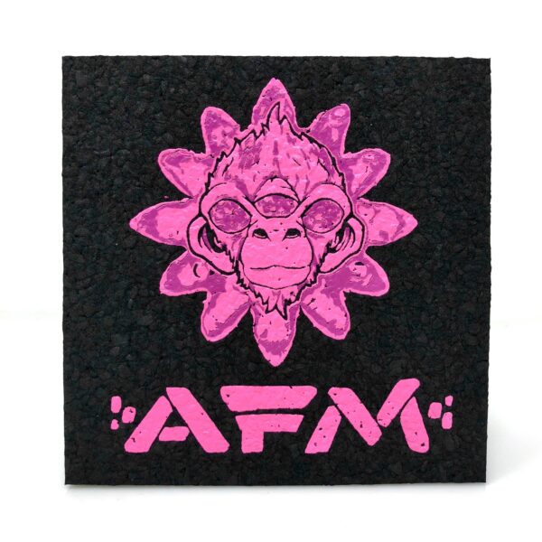 Alien Flower Monkey Mood Mat (14cm) - Pink