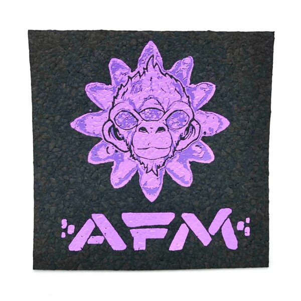 Alien Flower Monkey Mood Mat (14cm) - Purple