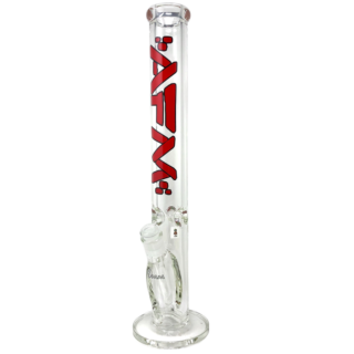 Alien Flower Monkey The Lightbeam Tube Bong 9mm - 46cm (18") Red Logo
