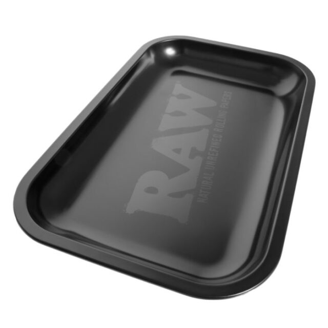 RAW Matte Black Rolling Tray