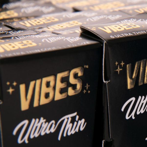 Vibes Cones Coffin Pack close up of box