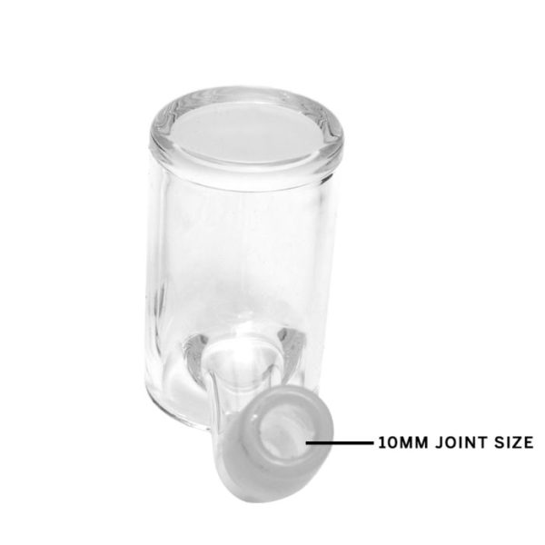 Privileged Lungs Fully Weld Quartz Bucket Banger 45 degrees 10mm Joint Size